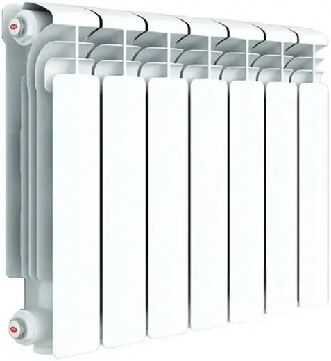 Рифар Alum Ventil радиатор с нижним подключением 350 7 секций (560*415 мм) нижнее правое