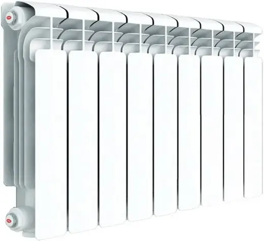 Рифар Alum Ventil радиатор с нижним подключением 350 9 секций (720*415 мм) нижнее правое