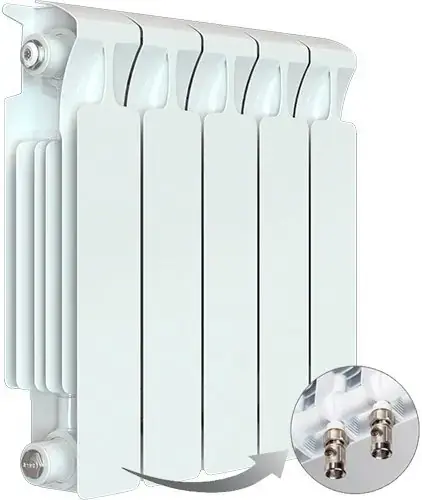Рифар Monolit Ventil радиатор с нижним подключением 350 VL 5 секций