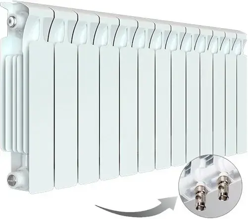 Рифар Monolit Ventil радиатор с нижним подключением 500 VL 13 секций