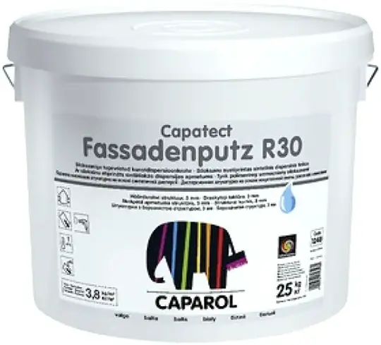 Caparol Capatect Fassadenputz R30 дисперсионная структурная штукатурка (25 кг) Германия