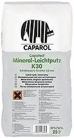 Caparol Capatect Mineral-Leichtputz K30 минеральная заводская сухая смесь (25 кг)