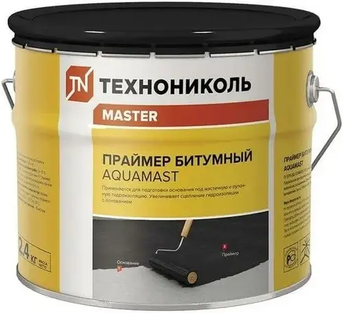 Технониколь Master Aquamast праймер битумный (3 л) черный