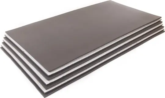 Изолон Isolontape 500 физически сшитый пенополиэтилен (лист) №4004 (1*1.2 м/4 мм) клейкое с пленкой VP 25 кг/м3 белый 1 лист