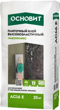 Основит Максипликс AC 16 E плиточный клей высокоэластичный (25 кг)