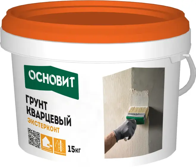 Основит Экстерконт LP 54 W грунт кварцевый (15 кг) белый