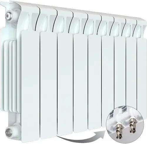Рифар Monolit Ventil радиатор с нижним подключением 350 VR 9 секций