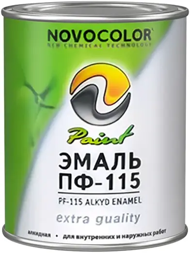 Новоколор ПФ-115 Paint эмаль алкидная (1.9 кг) зеленая глянцевая