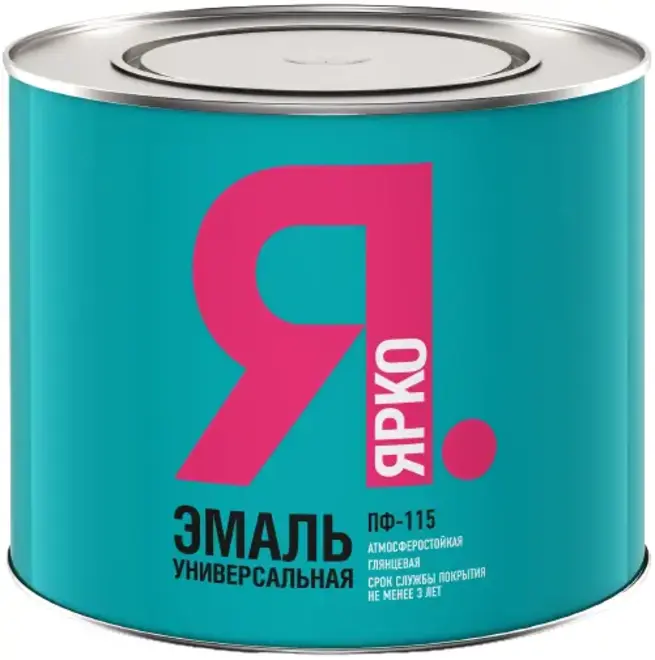 Ярко ПФ-115 эмаль универсальная (1.9 кг) светло-серая глянцевая