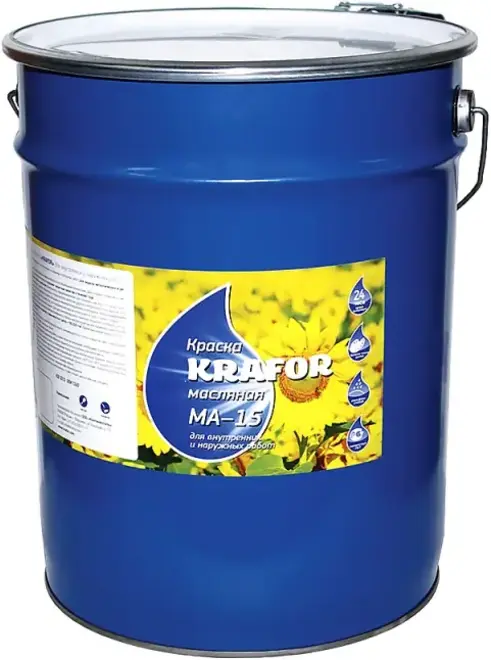 Крафор МА-15 краска масляная (25 кг) серая