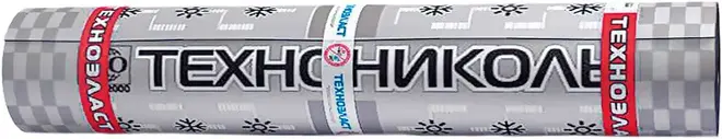 Технониколь Техноэласт ТКП материал гидроизоляционный (1*10 м) серый
