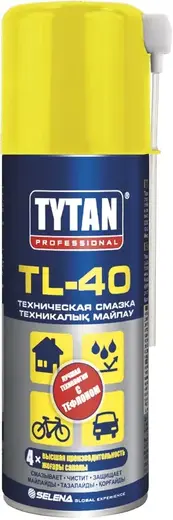 Титан Professional TL-40 техническая смазка-аэрозоль с тефлоном (150 мл)
