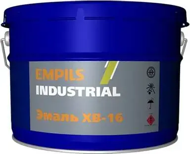 Эмпилс Industrial ХВ-16 эмаль (48 кг) белая
