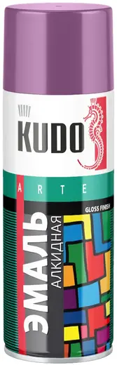 Kudo Arte Gloss Finish 3P Technology эмаль алкидная универсальная (520 мл) фиолетовая RAL 4001