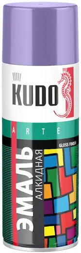 Kudo Arte Gloss Finish 3P Technology эмаль алкидная универсальная (520 мл) сиреневая RAL 4005