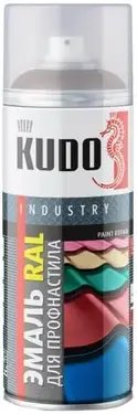 Kudo Industry Paint Repair эмаль RAL для профнастила и металлочерепицы (520 мл) шоколадно-коричневая