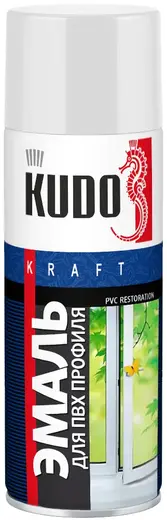 Kudo Kraft PVC Restoration эмаль для ПВХ профиля (520 мл) белая
