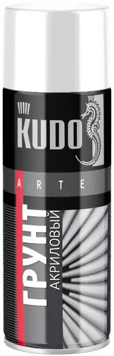 Kudo Arte грунт акриловый универсальный для черных и цветных металлов (520 мл) белый