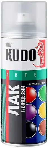 Kudo Arte Gloss Clear Coat лак глянцевый акриловый универсальный (520 мл)