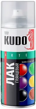 Kudo Arte Gloss Clear Coat лак глянцевый акриловый универсальный (520 мл) глянцевый