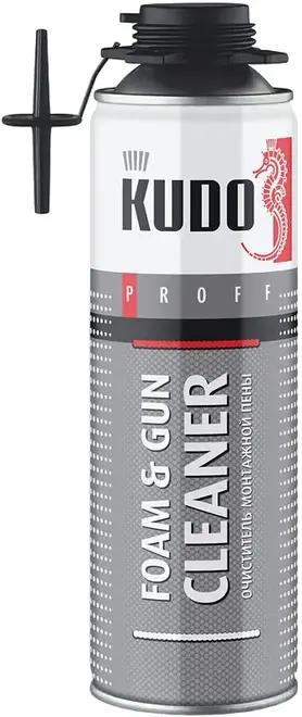 Kudo Proff Foam & Gun Cleaner профессиональный очиститель монтажной пены (650 мл)