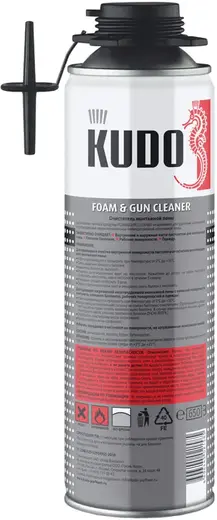Kudo Proff Foam & Gun Cleaner профессиональный очиститель монтажной пены (650 мл)
