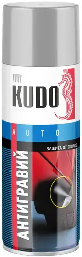 Kudo Auto антигравий защита от сколов (520 мл) серая