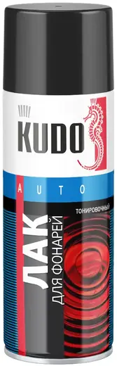 Kudo Auto лак для фонарей тонировочный (520 мл) черный