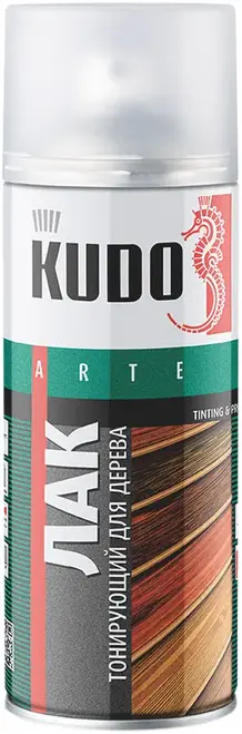 Kudo Arte Tinting & Primer лак тонирующий для дерева (520 мл) махагон