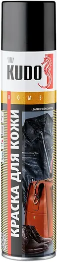 Kudo Home Leather Renovator краска для гладкой кожи (400 мл) черная