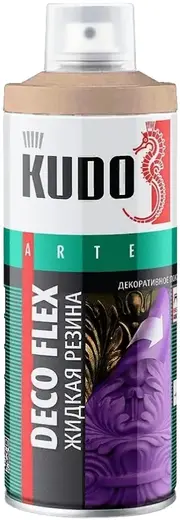 Kudo Arte Deco Flex жидкая резина декоративное покрытие (520 мл) серебро