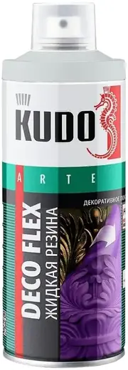 Kudo Arte Deco Flex жидкая резина декоративное покрытие (520 мл) алюминий