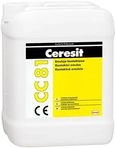 Ceresit CC 81 адгезионная добавка для цементных растворов и бетонов (10 л)