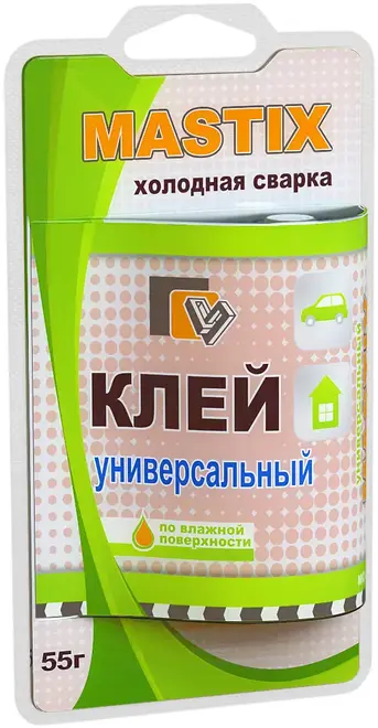 Mastix холодная сварка клей универсальный (55 г единичный блистер) черная