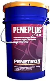 Пенетрон Peneplug ликвидация напорных течей сухая смесь (25 кг)