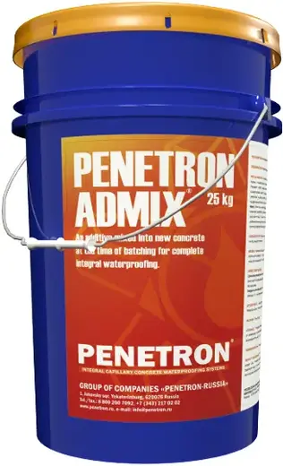 Пенетрон Admix гидроизоляционная добавка в бетонную смесь (25 кг)
