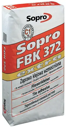 Sopro FBK 372 Extra укрепленный клеевой раствор (25 кг)