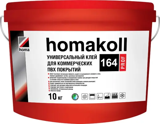 Homa Homakoll Prof 164 универсальный водно-дисперсионный клей (10 кг)