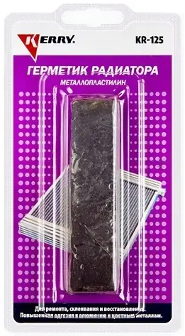 Kerry герметик радиатора металлопластилин (25 г)