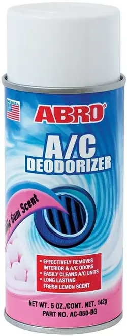 Abro A/C Deodorizer очиститель-дезодорант кондиционеров (142 г) бубль-гум