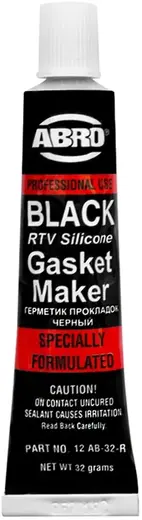 Abro Masters RTV Silicone Gasket Maker силиконовый герметик прокладок (32 г) черный