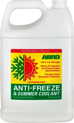 Abro Anti-Freeze & Summer Coolant антифриз концентрат (4 л)