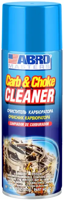 Abro Masters Carb & Choke Cleaner Standart очиститель карбюратора и дроссельных заслонок (400 мл)