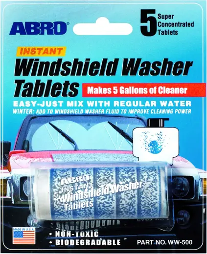 Abro Instant Windshield Washer Tablets таблетки-добавка в бачок омывателя (20 г)