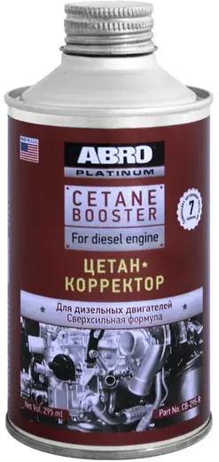 Abro Platinum Cetane Booster for Diesel Engine цетан-корректор для дизельных двигателей (295 мл)