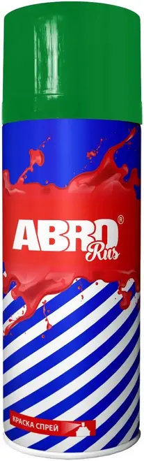 Abro Rus акриловая краска-спрей для внутренних и наружных работ (473 мл) свежая зелень №13