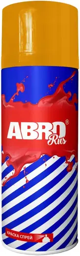 Abro Rus акриловая краска-спрей для внутренних и наружных работ (473 мл) темно-желтая №31