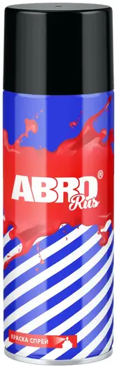 Abro Rus акриловая краска-спрей для внутренних и наружных работ (473 мл) черная №39
