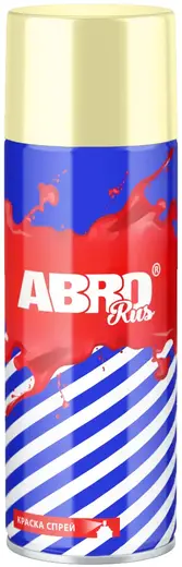 Abro Rus акриловая краска-спрей для внутренних и наружных работ (473 мл) кремово-белая №43