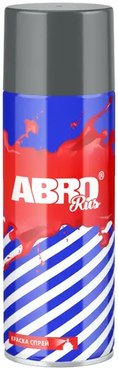 Abro Rus акриловая краска-спрей для внутренних и наружных работ (473 мл) темно-серая грунтовка №96